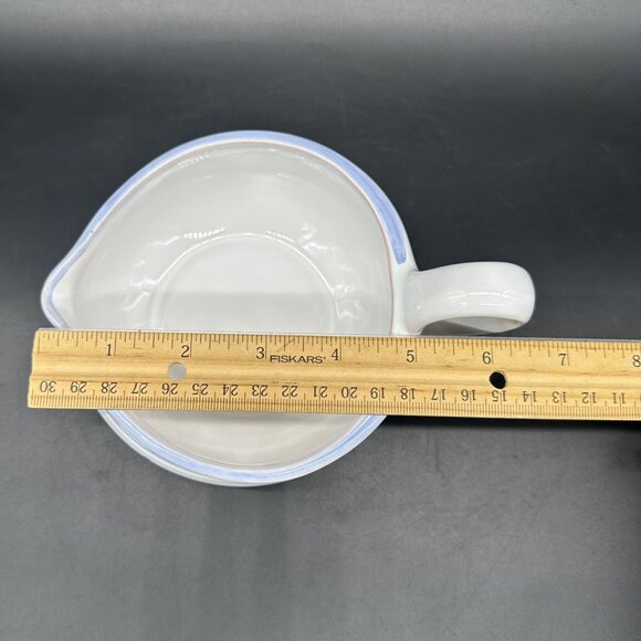 Vintage Sauce Dish Gravy Boat Dieulefit France PHP Pottery Lavender Purple - Picture 10 of 11